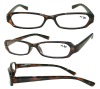 Plastic reading glasses