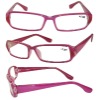 Plastic reading glasses