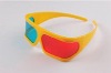 3D plastic glasses