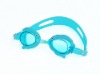 Wholesale children cartoon swimming goggle