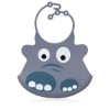Wholesale Silicone elephant baby Bib With Crumb Catcher
