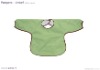 Wholesale long sleeve plain eating clothes PEVA Baby bib