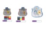 Wholesale 2011 hote sale branded small EVA baby bibs