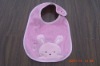 Wholesale Pink Rabbit Baby Bib