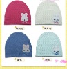Wholesale Infant/Baby Rib/Cotton Bonnet/Bernat