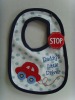 Wholesale embroidery car baby bib