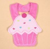 Wholesale pink baby bib