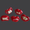 Wholesale 6 designs mixed funny silicone baby pacifier