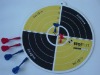 Educational entertainment toys - magnetic dart board & darts