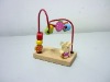 Wholesale wooden gift toy small bead coaster