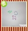 shaped silicone rubber bands