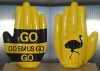 PVC cheering inflatable hand