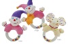 Wholesale Baby Boy Buffoon /Girl Buffoon / Mouse Rattle with Hang Card (7102)