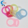 100% Food Grade Silicone Pacifier ring/adapter/holder