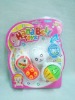 baby rattle-2 pcs per card