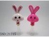 Cartoon rabbit baby rattles w/ candy tube,Candy toys