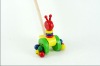 Wholesale Wooden Snail Handcart Toy