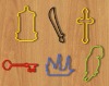 Wholesale lovely Pirate Series silicone bands