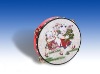 19CM Tambourine with traditional Chinese painting