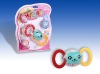 Plastic Monkey Face Baby Rattle