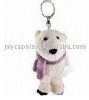 Wholesale 2011 plush keychain,keychain animal toy