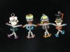 Wholesale fashion crystal polymer clay bead doll