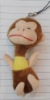 Wholesale monkey plush toys keychain