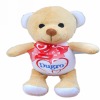 Wholesale factory supply bear plush toys with a bow
