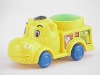 pull line Hippopotamus with light/candy toy