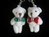 Wholesale Mini plush teddy bear with crystal decoration