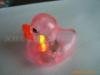 Wholesale Flash duck,flash rubber duck,flash toy,LED PVC duck,floating duck