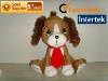 Wholesale plush dog with bow tie
