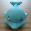 Wholesale rubber dolphin bath toy-6cm(length)
