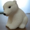 Wholesale polar bear rubber toy-6.6cm(length)