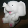 Wholesale elephant rubber toy-5.1cm(height)