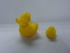 Wholesale 5 inch plastic bath toys yellow duck for kid