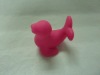 Wholesale 2 inch plastic floating bath toys red dolphin