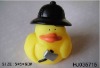 Wholesale 2011 new item soft plastic toy water duck HJ035715