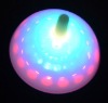 Wholesale flashing rainbow color spinning top