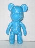 Wholesale plastic toy sweet toy pvc bear candy toy