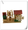 Wholesale Wooden craft Windmills