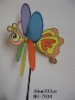 Wholesale Craft outdoor decoration craft pinwheel butterfly windmill