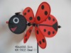 Wholesale Craft garden outdoor decoration nylon ladybird wind spinner