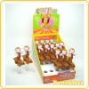 Wholesale Pull Back Skating Monkey Candy Toy(Toy Candy)