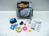 Wholesale NEW english hot sell pull ruler metal beyblade top toy
