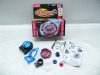 Wholesale NEW english hot sell pull ruler metal beyblade top toy