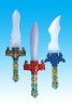 Wholesale candy toys sword with sound and light
