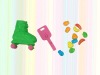 Wholesale toy candy /candy toy(skates)