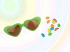 Wholesale toy candy /candy toy(Sun glasses)