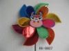 Wholesale Craft art garden outdoor decoration plastic windmill pinwheel wind wheel